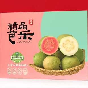 海南琼海红心芭乐番石榴脆口新鲜孕妇水果大果礼盒