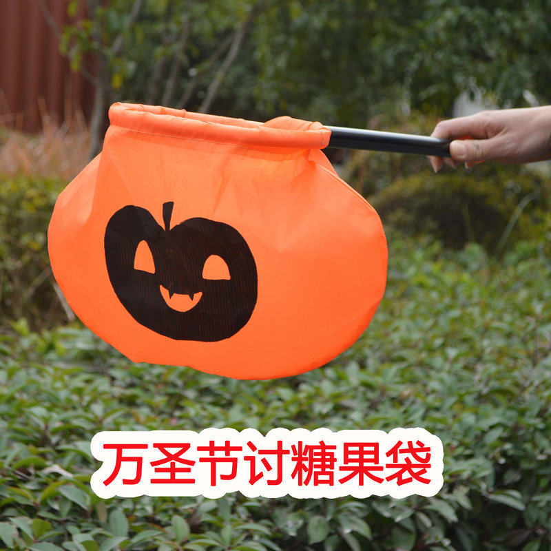 万圣节礼物糖果袋儿童讨糖袋小礼品南瓜袋装饰品布袋子创意手提袋