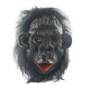 万圣节舞会派对面具狼人道具动物面具大猩猩面具黑猩猩头套装饰品