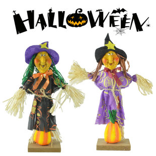 万圣节装饰南瓜巫婆摆件装饰品挂件场景布置道具用品