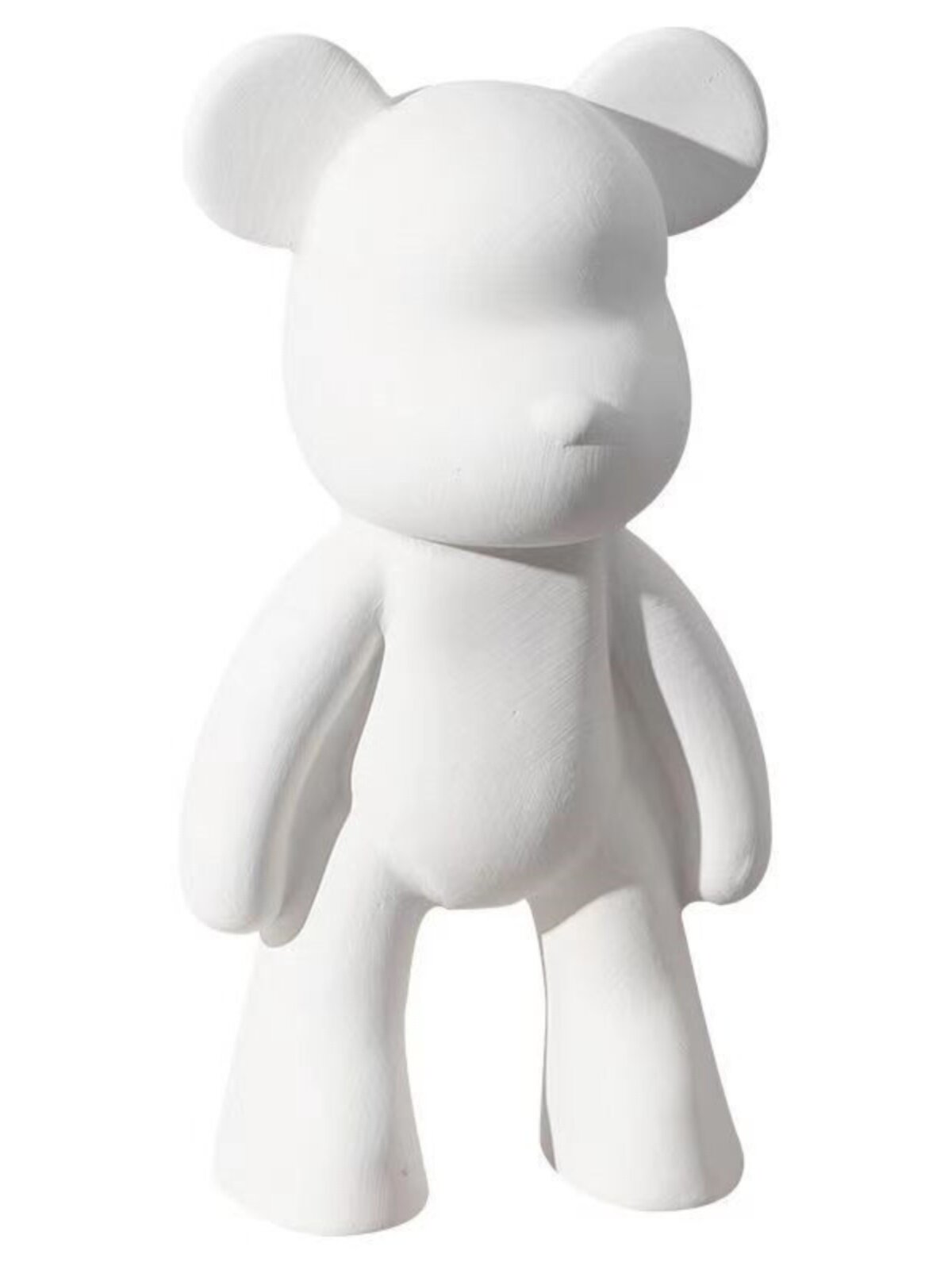 NET RED FLUID BEAR VIOLENT BEAR CERAMIC EMBRYO BLANK DIY HANDMADE MATERIAL PRODUCTION WHITE BLANK MEDIUM TEMPERATURE UNDERGLAZE PAINTING