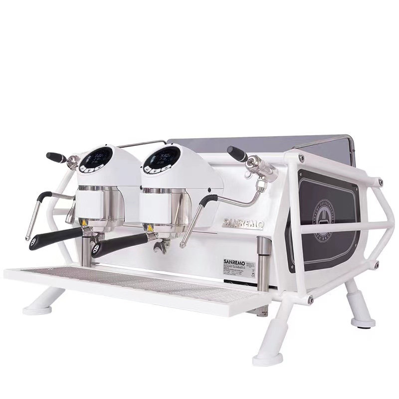 Sanremo/赛瑞蒙 意大利Cafe Racer 机车双头电控半自动意式咖啡机