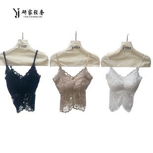 蕾丝吊带美背 6351研家轻奢新款