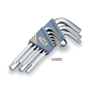 AS900 进口日本前田TONE工具 9件套装 公制平头1.5 10MM内六角扳手