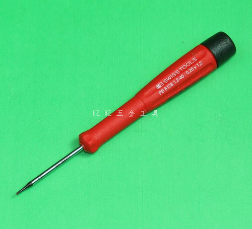进口瑞士PB SWISS TOOLS 带旋转盖电子一字螺丝刀 PB 8128.1.2-40