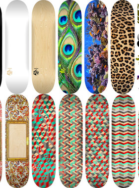 minilogo双翘滑板 专业极限全加枫儿童7.5 成人8.0双翘HSOC滑板