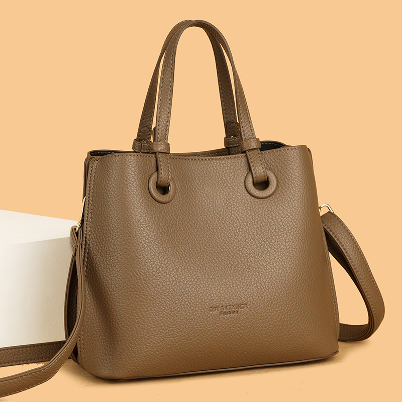 韩版水桶包女大容量轻便包包2025新款单肩斜挎包通勤托特高级妈妈