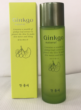 韩娅银杏.盈润亮采柔肤水120ML 补水保湿紧肤滋润专柜正品包邮