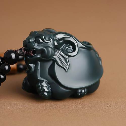 新款和田玉细料龙龟手把件真品新疆青玉男士女士文玩玉石把玩件玉