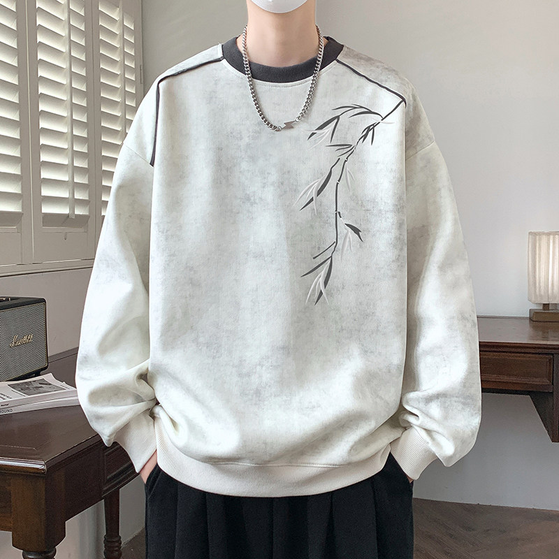 春秋季圆领卫衣男孩长袖大童上衣