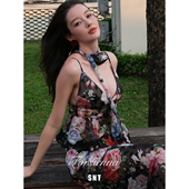 剪花荷叶边吊带半裙套装 3.26中午12点上新 花园 爱神 SNT