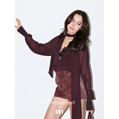 韩国进口面料 SNT 姐系天花板 美丽坏女人专属迷人细闪飘带衬衣