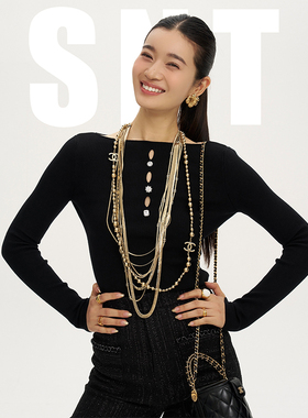 SNT TheOne你是我的唯一/超闪钻石切割大闪钻针织上衣/连衣裙