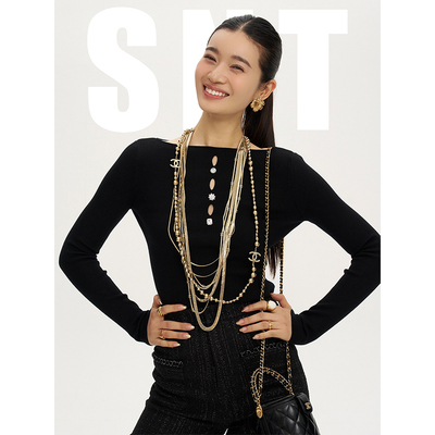 SNT TheOne你是我的唯一/超闪钻石切割大闪钻针织上衣/连衣裙