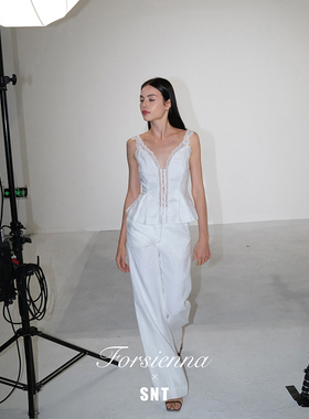 SNT【普罗旺斯套装】 松弛老钱风100%亚麻长裤/上衣