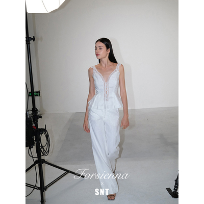 SNT【普罗旺斯套装】 松弛老钱风100%亚麻长裤/上衣