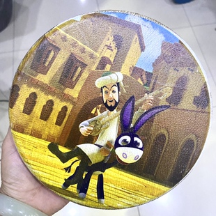 新疆手鼓牛皮手鼓维吾尔族乐器演奏击打手鼓民族餐厅摆件装饰鼓