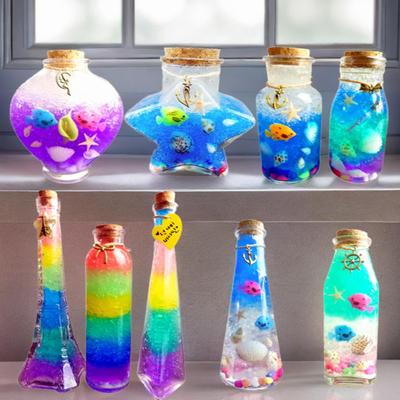 儿童手工diy海洋宝宝许愿玻璃瓶