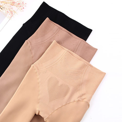 高腰收腹提臀塑形美腿水光袜