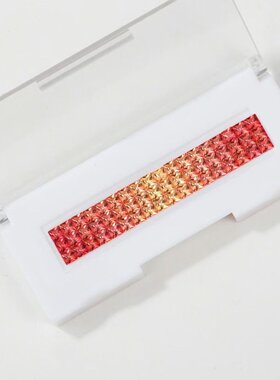 正方直角实验室培育彩虹渐变配石裸石 耐高温 首饰手链戒指蜡镶