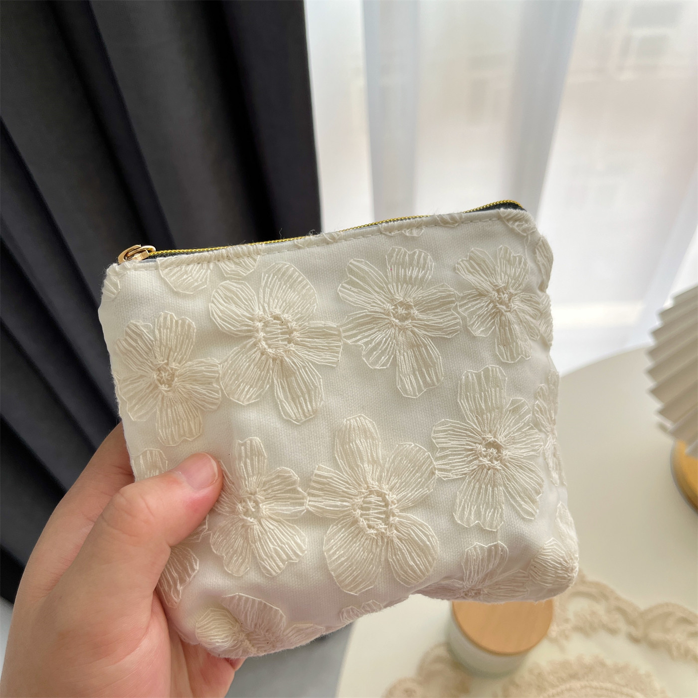 口红包零钱包卡包立体刺绣重工