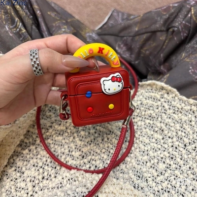 适用于华强北七代/Air7/Air4/Air6新款手提KT可爱六代五代适用苹果蓝牙AirPods4代Pro3耳机保护套3代壳