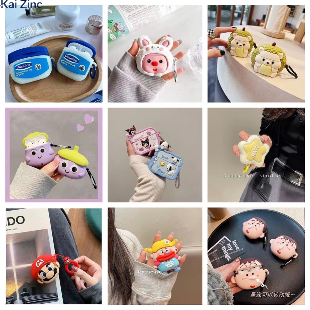 适用华强北六代蓝牙耳机套卡通可爱华强北pro6无线充电仓保护壳软