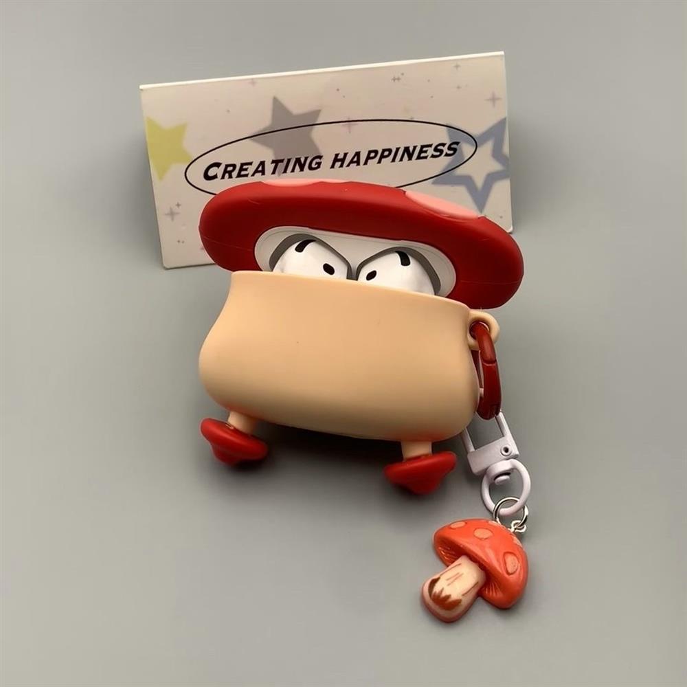 走路菇适用于yinpage音贝奇Real1Pro耳机保护套无线蓝牙保护壳卡通立体可爱软壳硅胶男女新款潮流防摔创意