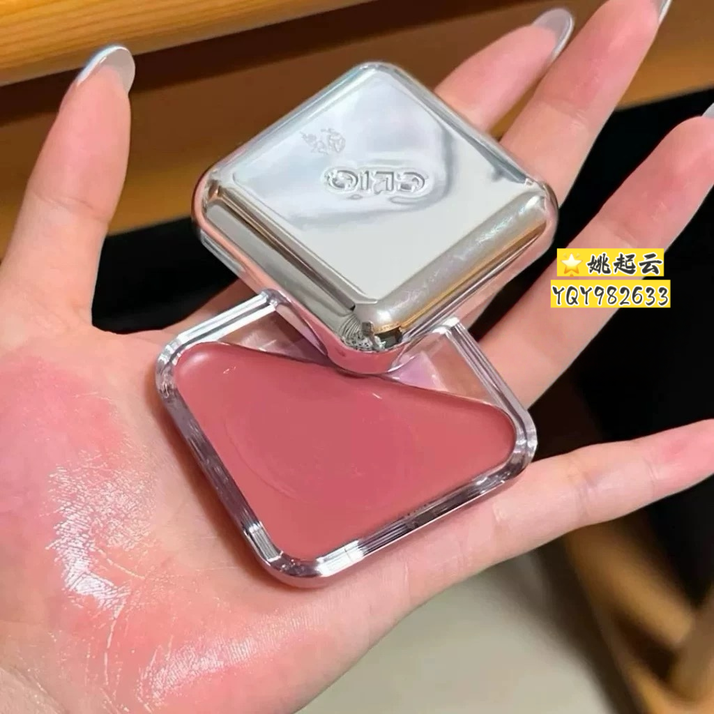 韩国clio新款焕彩小三角唇颊两用膏口红腮红膏自然水光提亮滋润女
