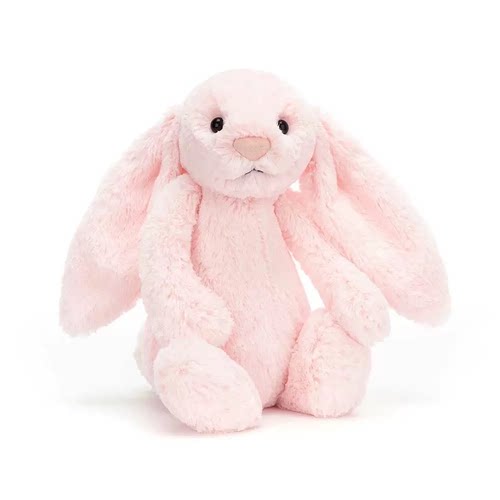英国Jellycat害羞粉色邦尼兔毛绒玩具兔子玩偶娃娃满月礼生日礼物