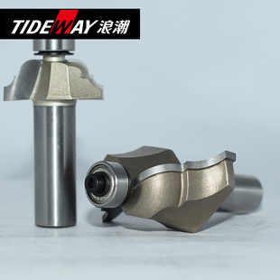 浪潮专业级门斗条线刀一凹一凸圆角花型线条电木铣木工刀具