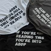 小领口棉质宽松运动休闲潮流长袖 夏季 上衣打底衫 T恤短袖 新款