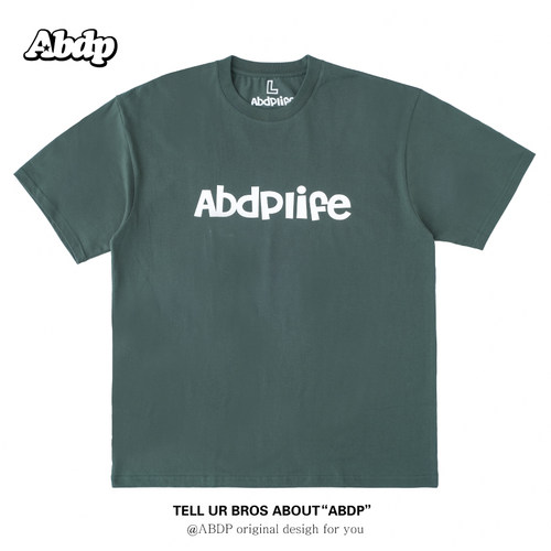 ABDP210克棉质运动宽松T恤
