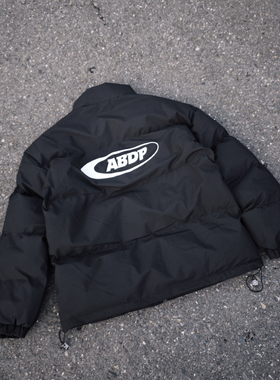 ABDP冬季新款面包服棉服运动休闲宽松纯色保暖外套短款立领潮流