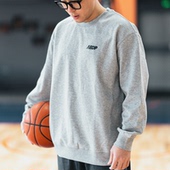 美式 男士 圆领卫衣宽松运动休闲印花套头双面布潮流街头 新款 ABDP