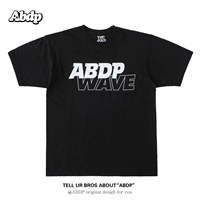 ABDP 23SS Американский случайный баскетбольный хлопок с коротким -насыщенным спортивным уличным трендом мужчины и женщины чистый цвет круглый шее тренд T t