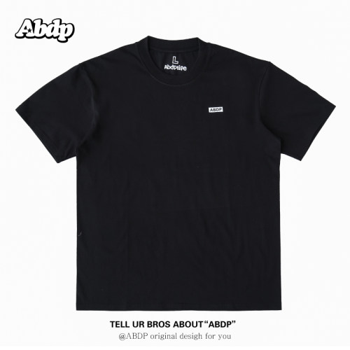 ABDP230克精梳棉运动休闲短袖T恤