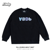 美式 男士 圆领卫衣落肩宽松运动休闲印花套头潮流街头 新款 ABDP春季