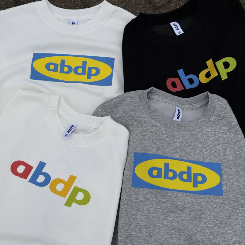 ABDP运动休闲宽松潮流套头卫衣