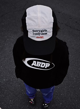 ABDP秋冬美式加绒圆领卫衣休闲宽松街头篮球健身350g印花套头上衣