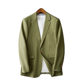 半里布款2025年男士休闲西服修身西装纯色单西外套DX6942P175，男装西服套装，电商D216