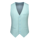 M-6XL外贸西服套装三件套松紧腰2边开叉男士西装7001P190，男装西服套装，电商D216