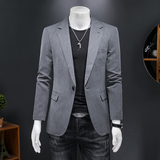 假模图-2025年秋季新款大码男士休闲西装外套修身单西DX7822P165,男装西服套装,电商D216,电商基地 假模图-2025年秋季新款大码男士休闲西装外套修身单西DX7822P165,男装西服套装,电商D216,电商基地