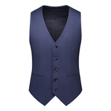 M-6XL外贸西服套装三件套修身一粒扣2边开叉男士西装7001P190，男装西服套装，电商D216