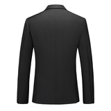M-6XL外贸西服套装三件套一粒扣2边开叉男士西装7001P190，男装西服套装，电商D216