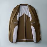 平铺图半里款2025年男士休闲西服修身时尚西装单西外套DX6953P185，男装西服套装，电商D216