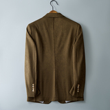 平铺图半里款2025年男士休闲西服修身时尚西装单西外套DX6953P185，男装西服套装，电商D216