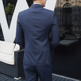 2025春季薄款S-5XL男士双排扣西服套装三件套6031P290，男装西服套装，电商D216