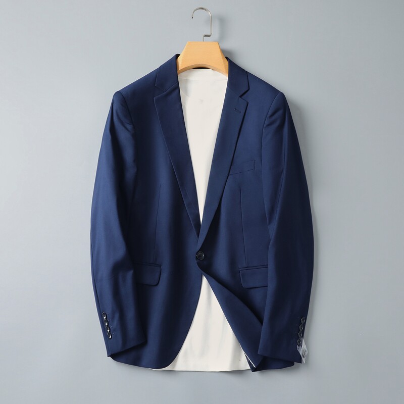平铺图男士休闲西装潮流时尚修身西服单西外套DX701P120,男装西服,电商D216