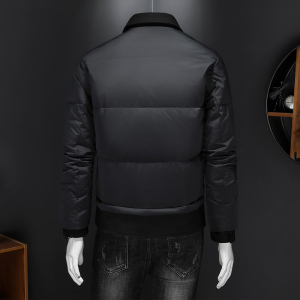 假模图-男士标90白鸭绒短款保暖羽绒服T2436P330图片